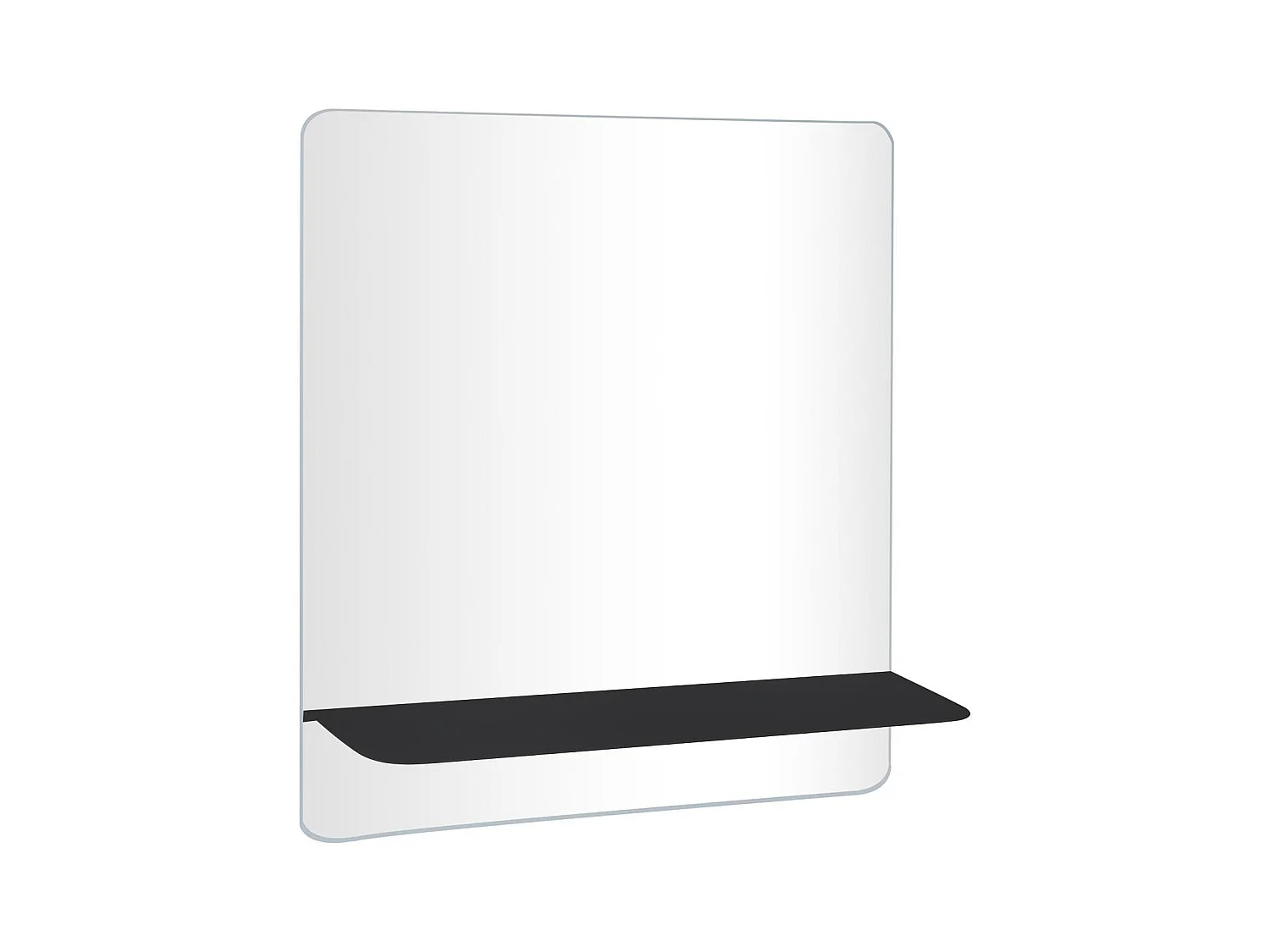 Rechteckiger Spiegel mit SORRENTO-Ablage