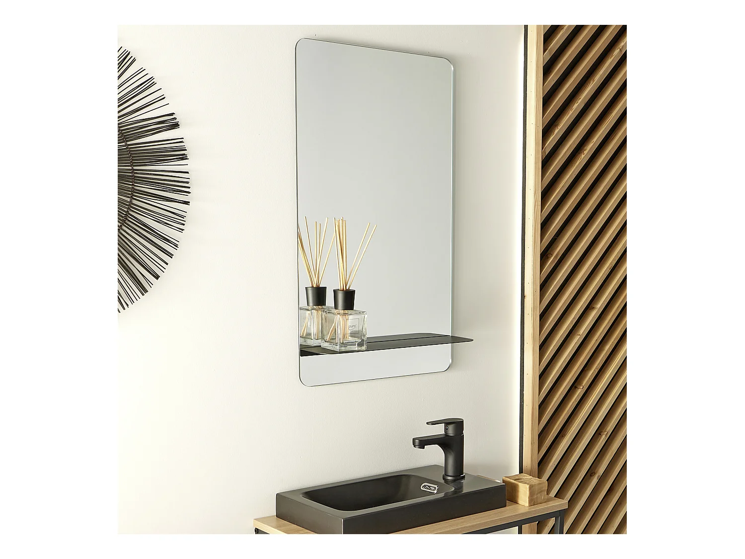 SIMONA WC-Waschtischspiegel mit Ablage