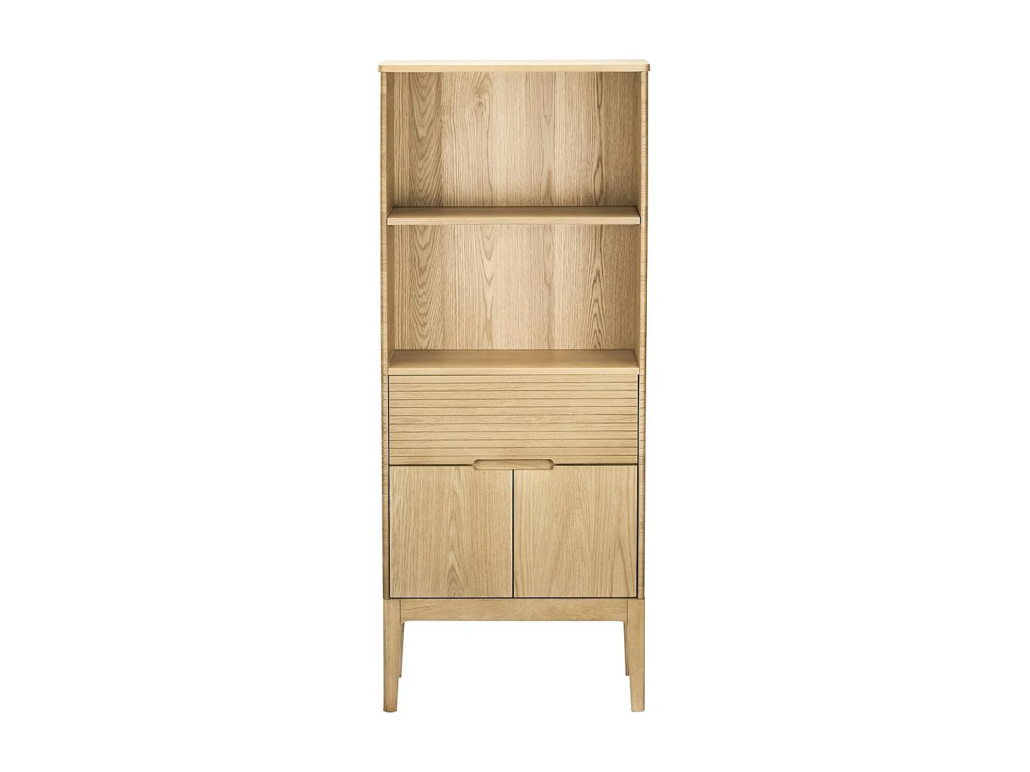 Colonne de salle de bain en chêne naturel 145 cm