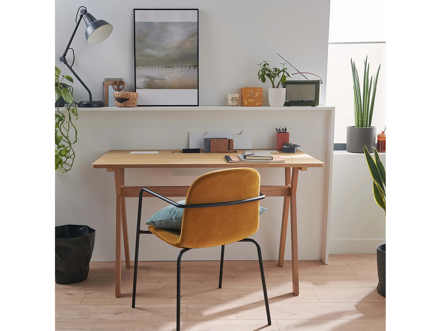 MOBOX Scandinavisch eiken bureau