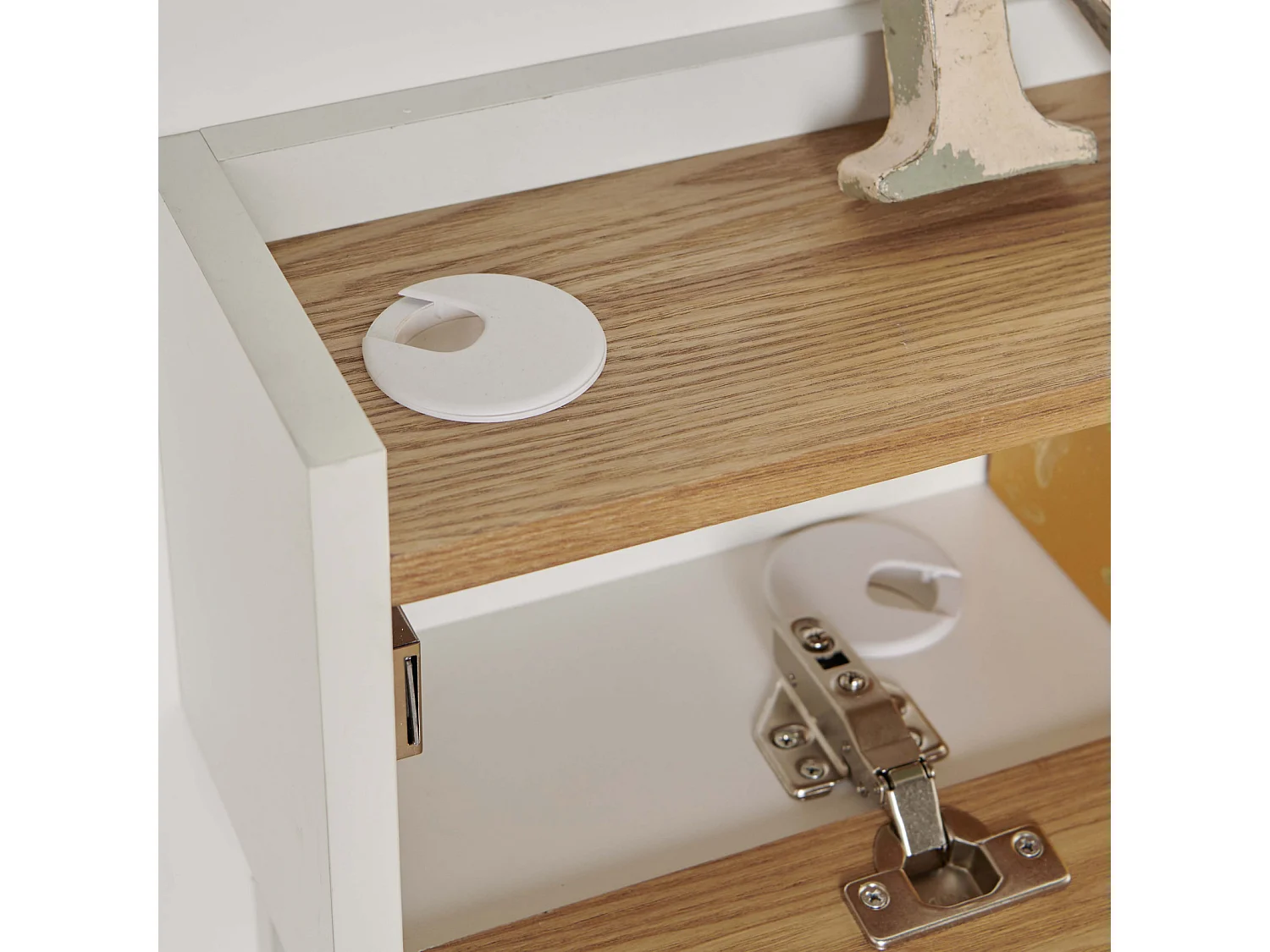 U-LINE essenhouten opvouwbare wandbureau