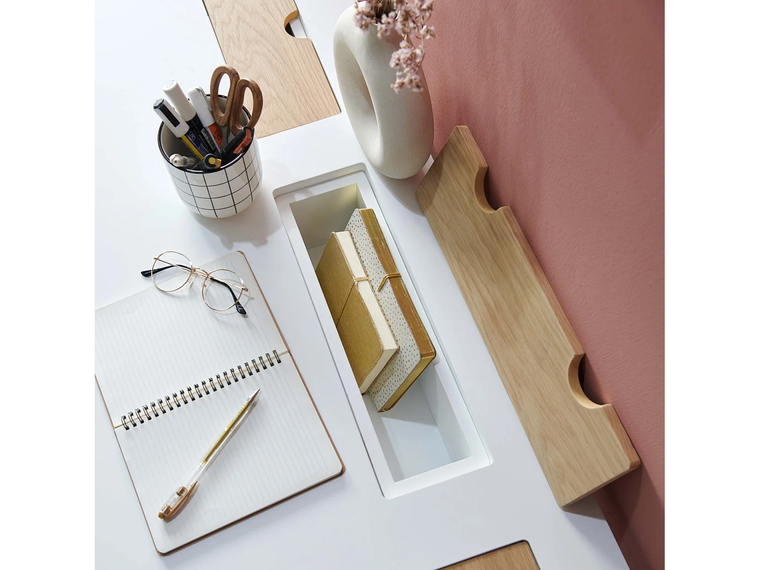 Scrivania in rovere scandinavo MOBOX