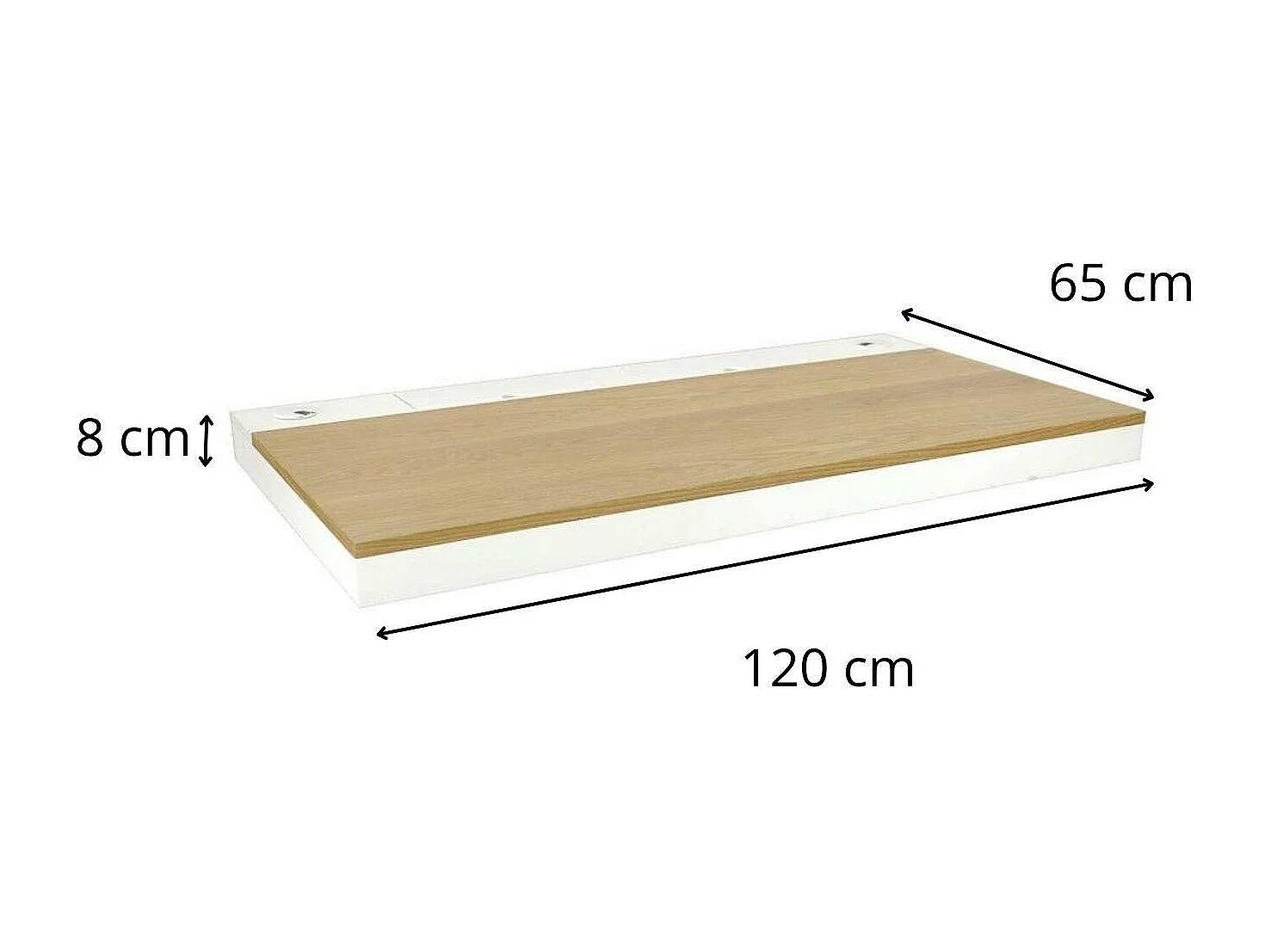 HANG Scandinavisch eiken wandbureau