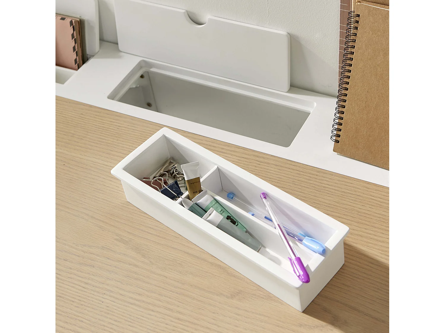 HANG Scandinavisch eiken wandbureau