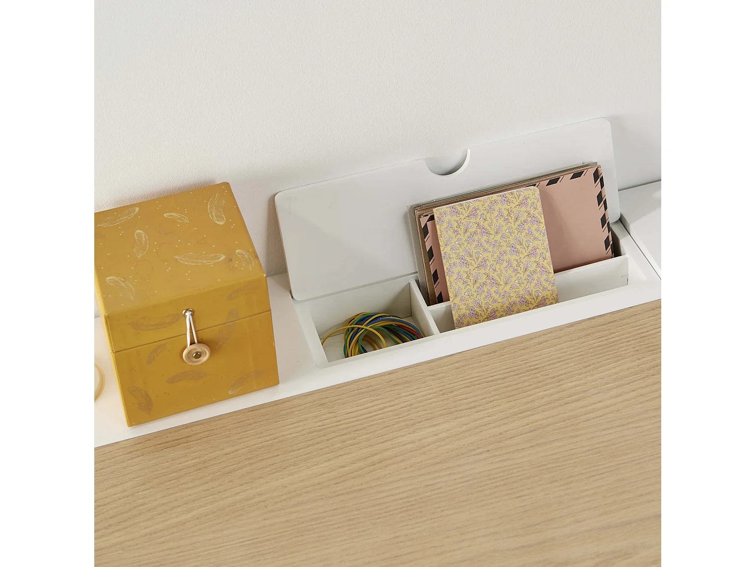 HANG Scandinavisch eiken wandbureau