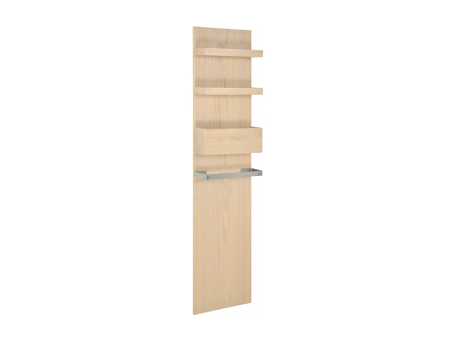 ENIO columna de baño colgante roble 165cm toallero