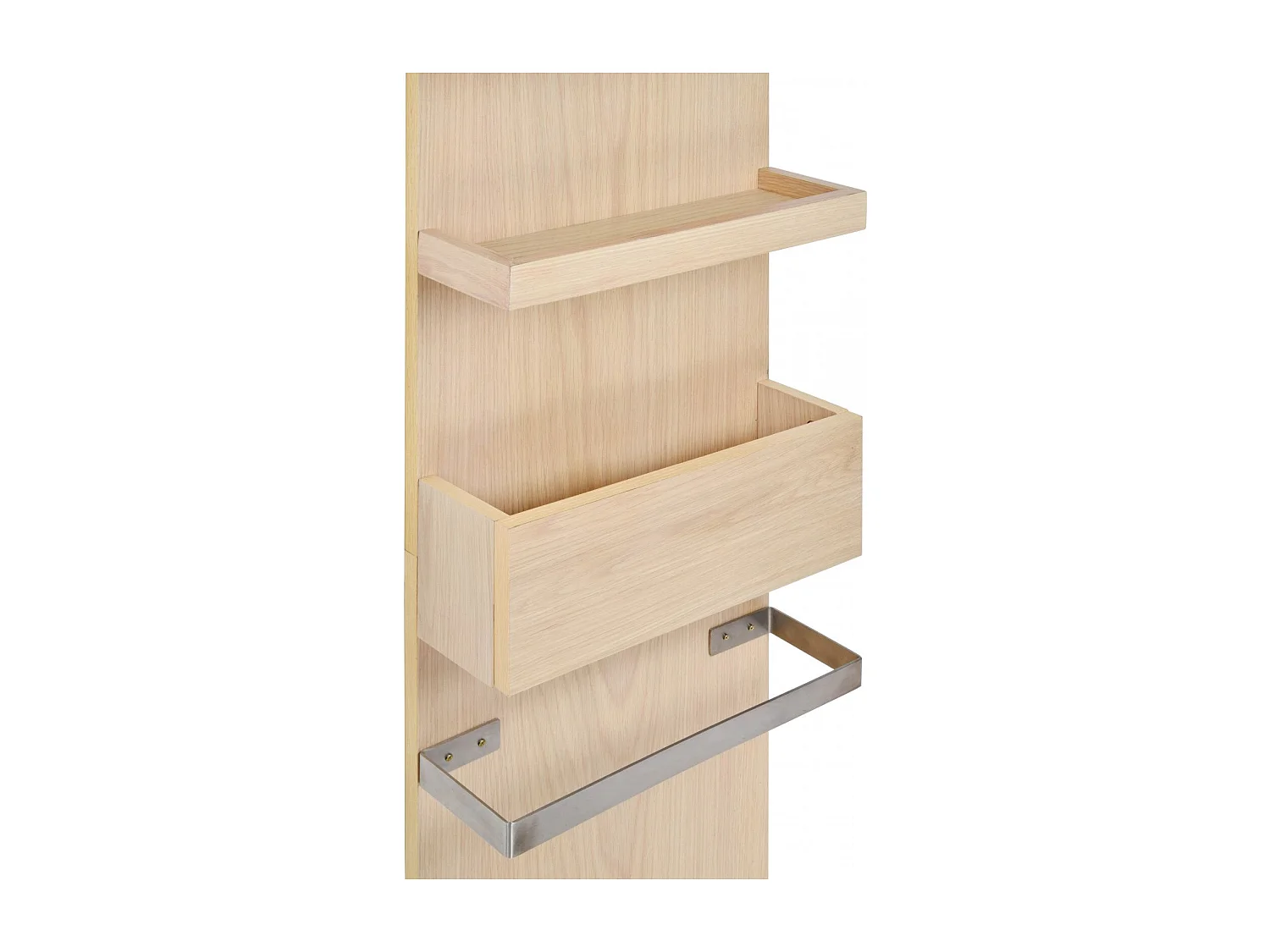 ENIO columna de baño colgante roble 165cm toallero