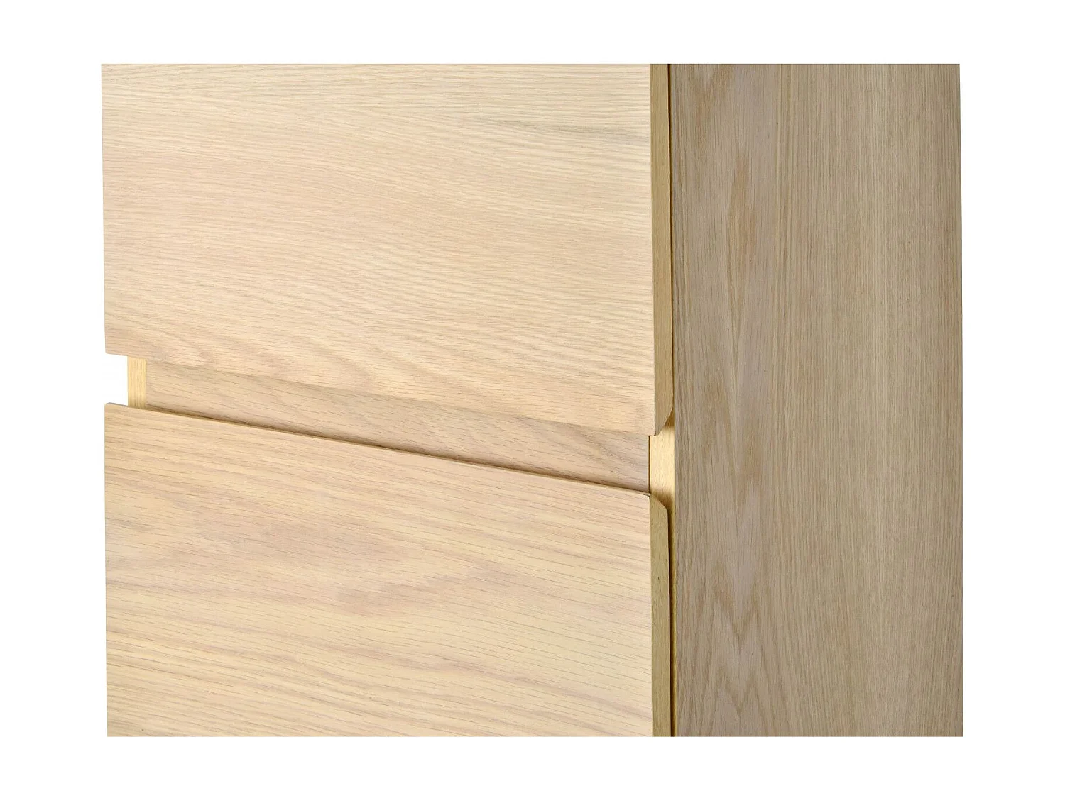 Columna de baño suspendida ENIO 120cm roble con hornacina