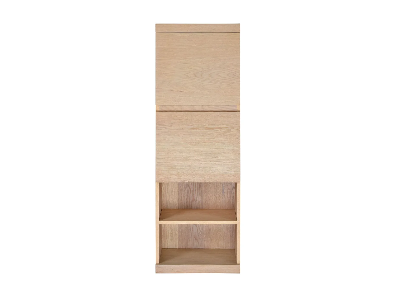 Columna de baño suspendida ENIO 120cm roble con hornacina