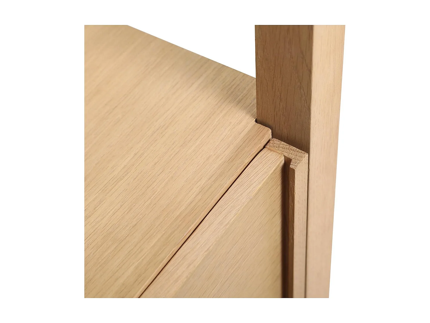 Columna de baño de pie de roble NESTO 145cm puerta lisa