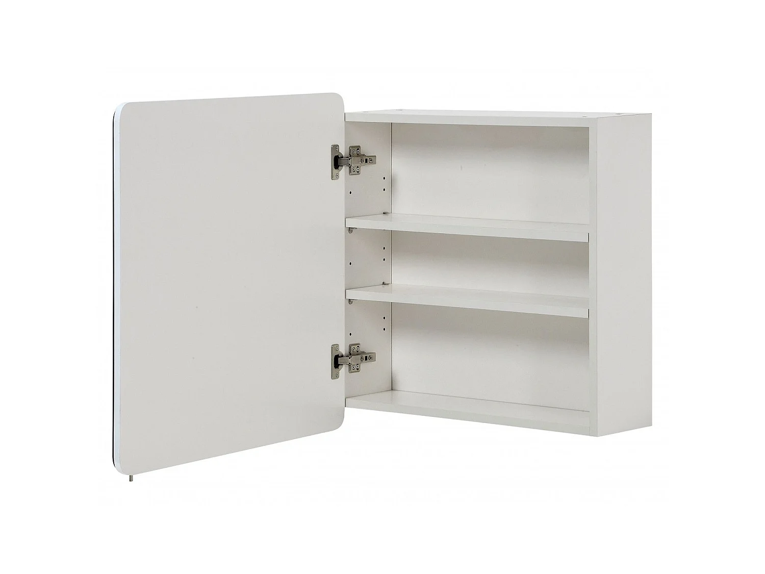 Szafka łazienkowa prostokątna z lustrem 60cm