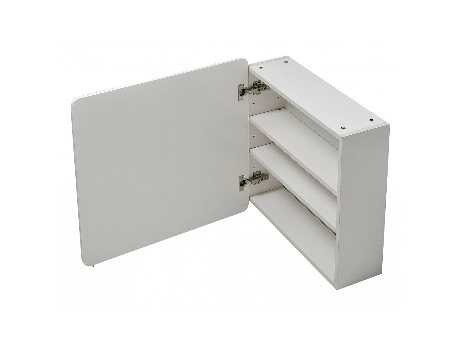 Szafka łazienkowa prostokątna z lustrem 60cm