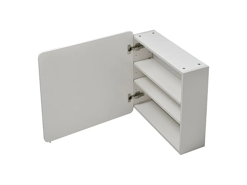 Szafka łazienkowa prostokątna z lustrem 60cm