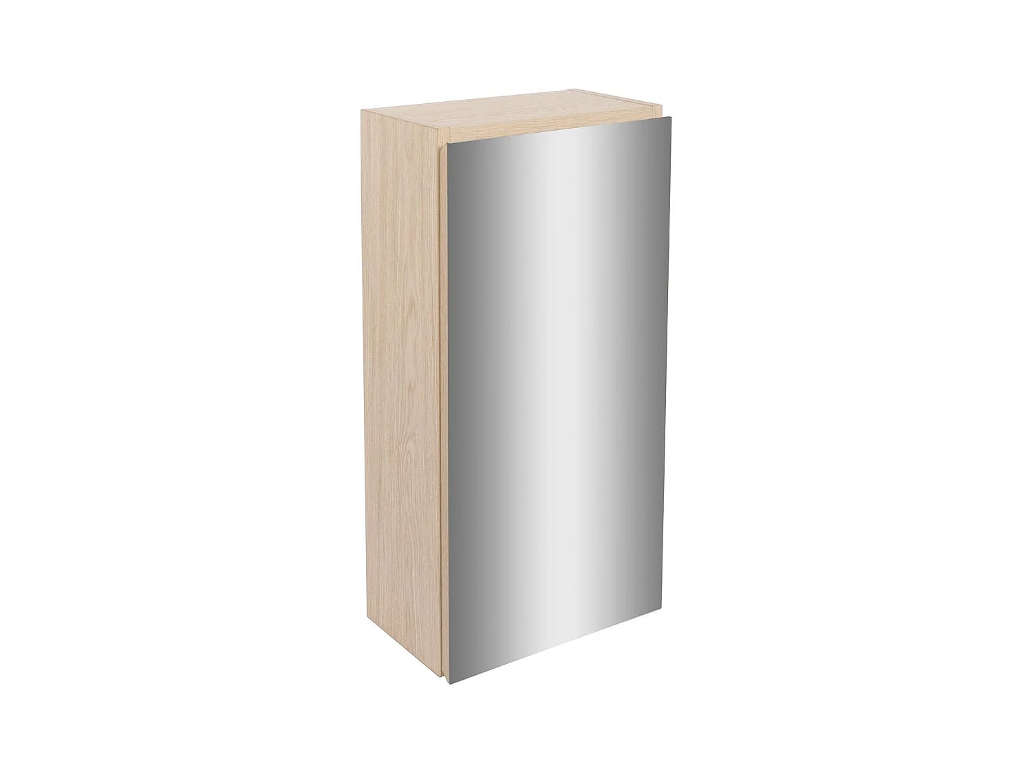 Armoire de toilette avec miroir - Rangement haut faible profondeur 30x60cm