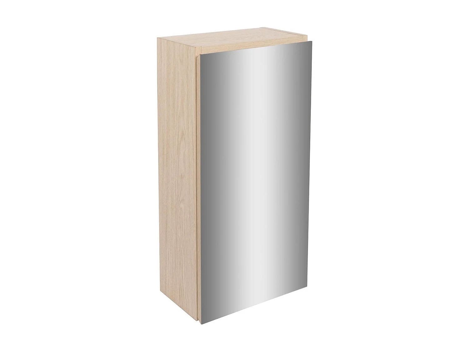 Armoire de toilette avec miroir - Rangement haut faible profondeur 30x60cm