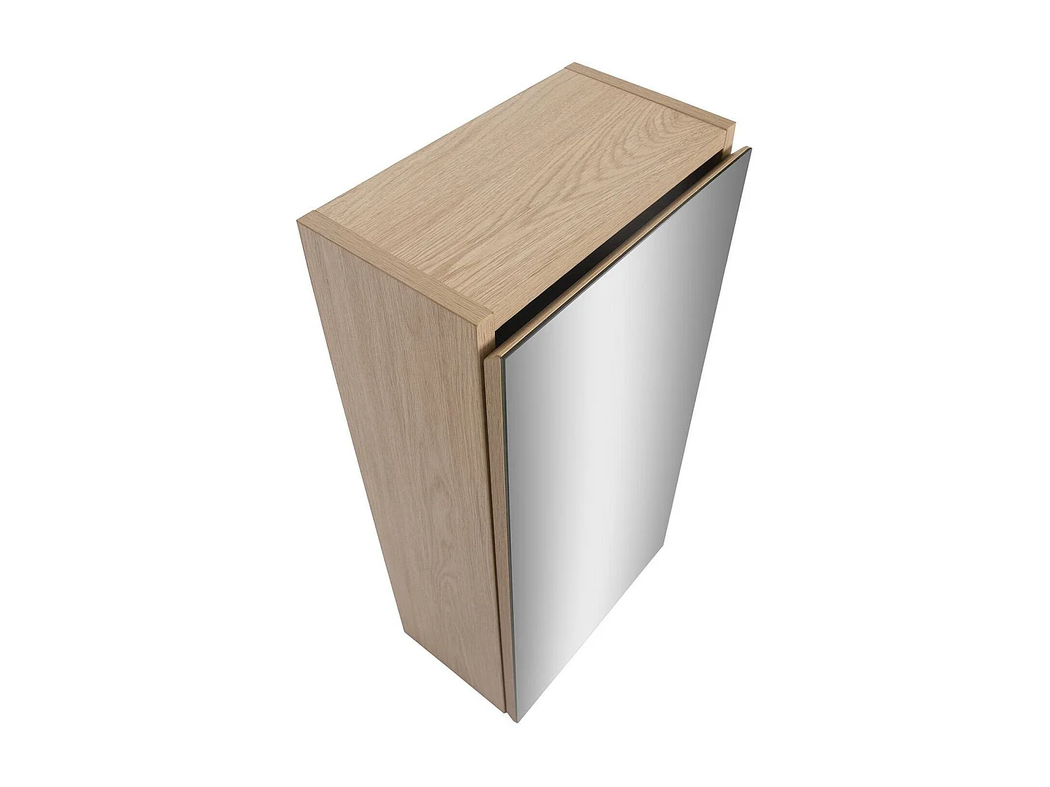 Armoire de toilette avec miroir - Rangement haut faible profondeur 30x60cm