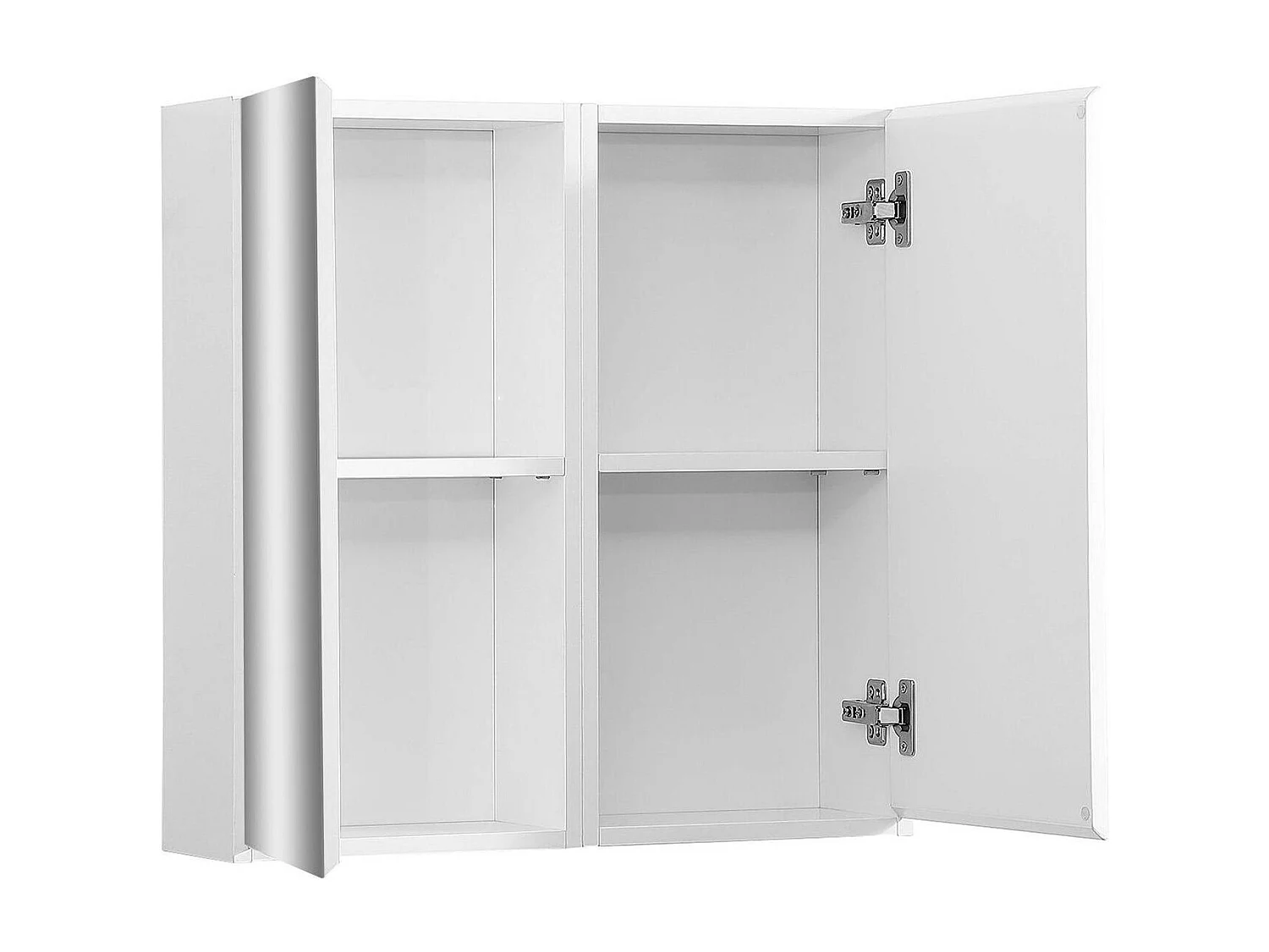 WILL 60cm dubbele deur badkamerkast met spiegels