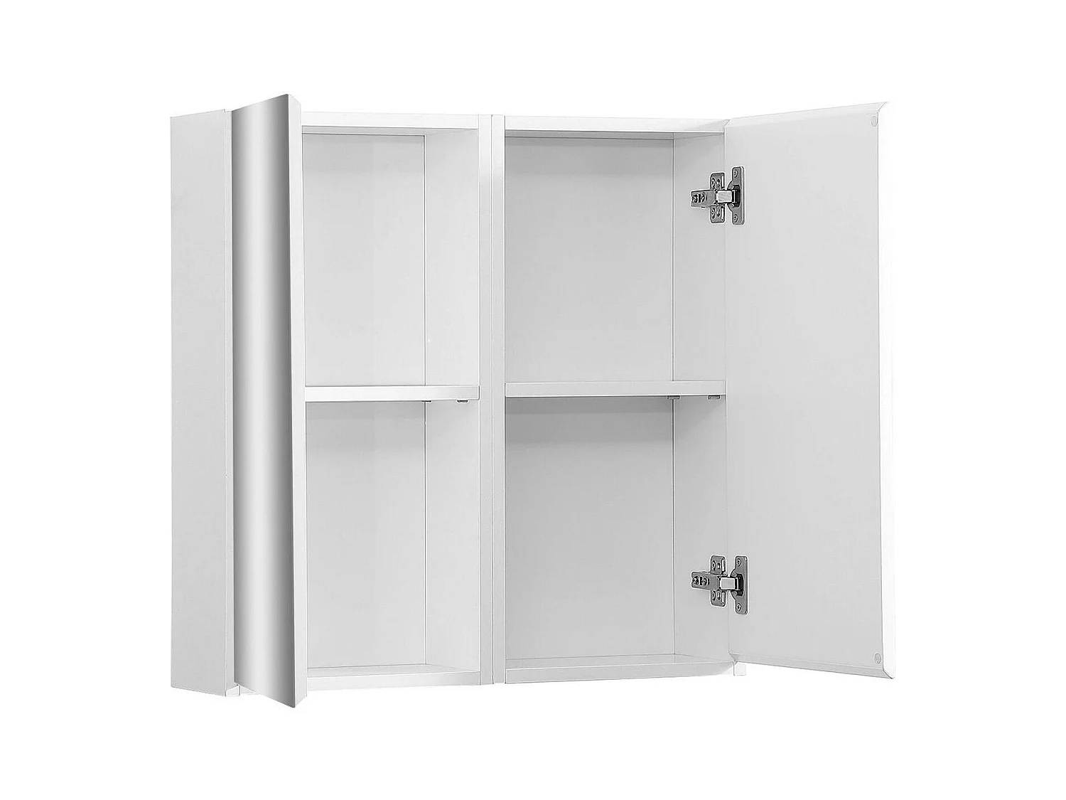 WILL 60 cm Badezimmerschrank mit Doppeltür und Spiegel