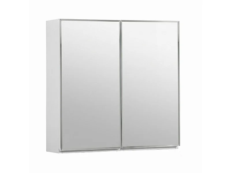 Armário de banheiro com porta dupla de 60 cm e espelhos WILL