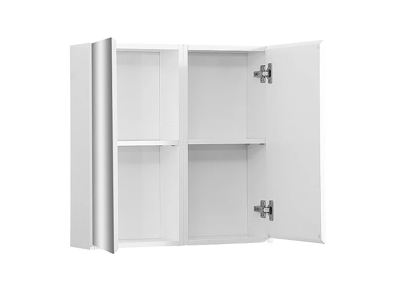 Armário de banheiro com porta dupla de 60 cm e espelhos WILL