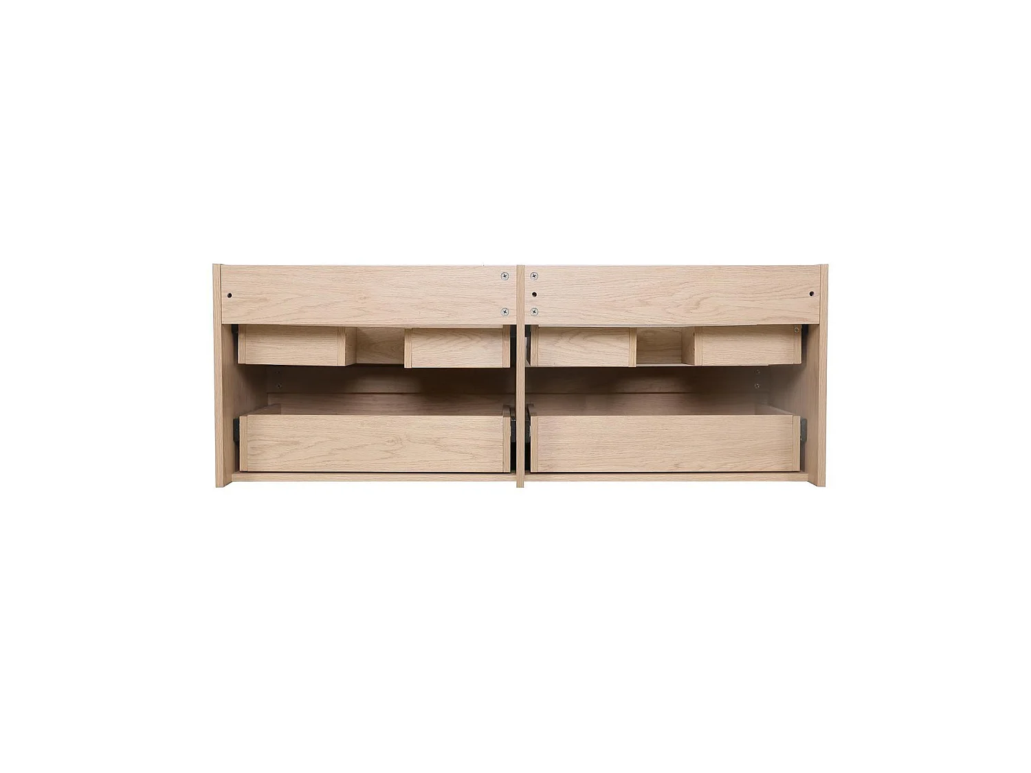 SORRENTO 120 cm dubbele wastafelmeubel met keramisch blad