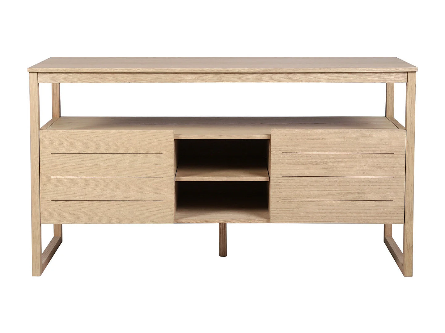 Meuble double vasque chêne 140 cm ATOLL