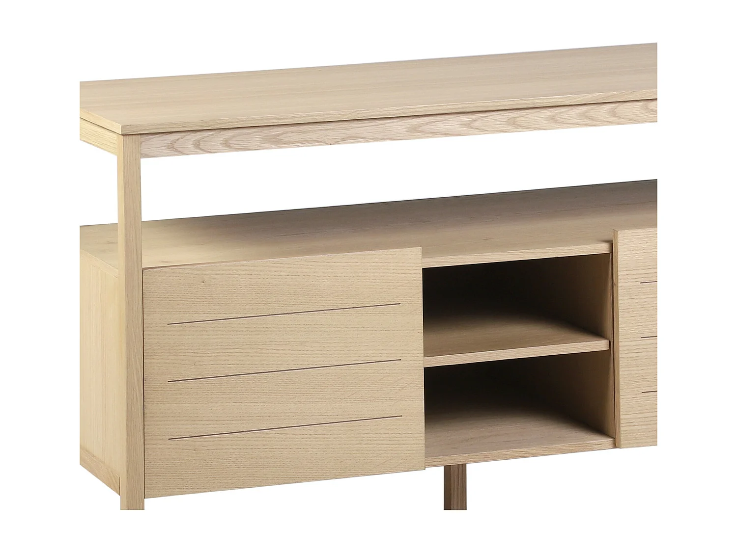 Meuble double vasque chêne 140 cm ATOLL