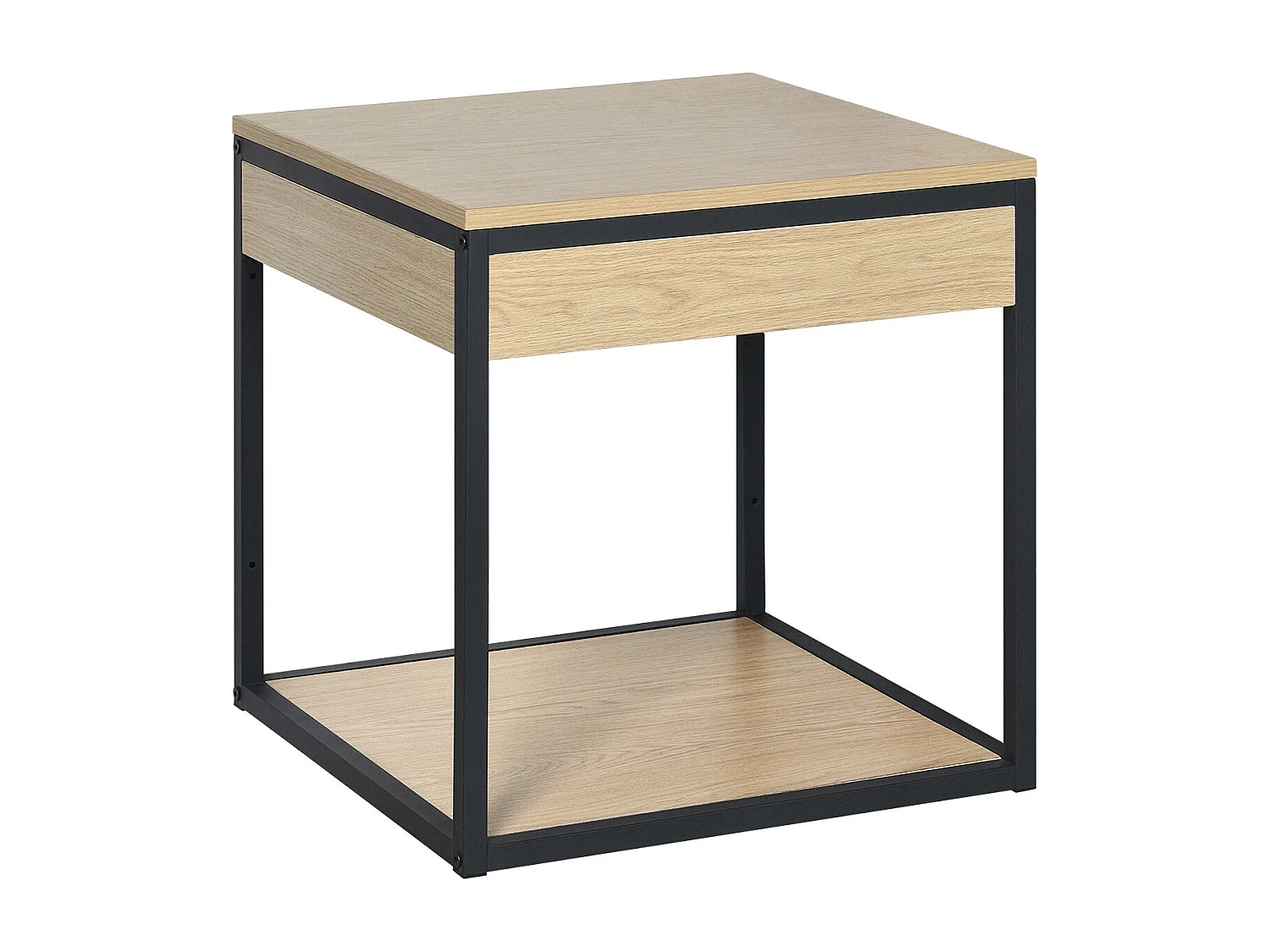 Meuble simple vasque décor chêne 50 cm NOTTO