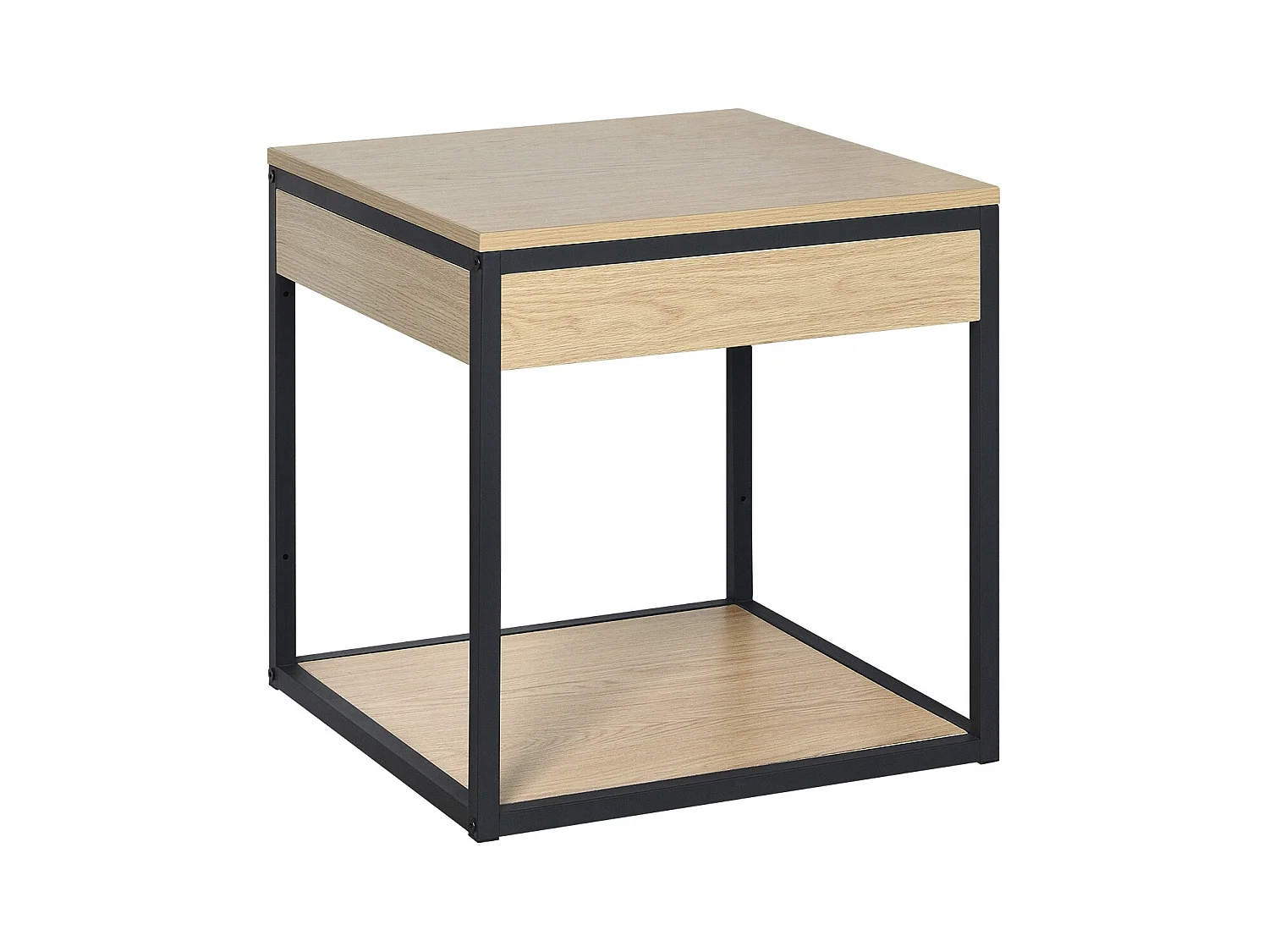 Meuble simple vasque décor chêne 50 cm NOTTO