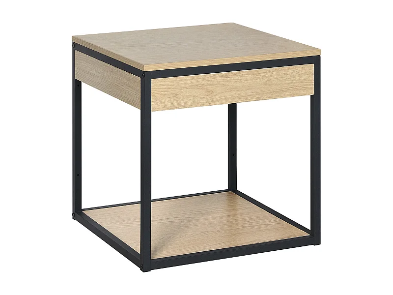 Lavabo individual en roble decorado 50 cm NOTTO