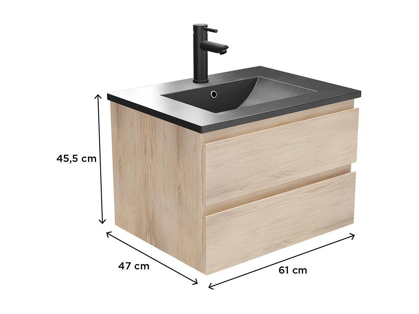 Mueble de lavabo de un solo lavabo SORRENTO