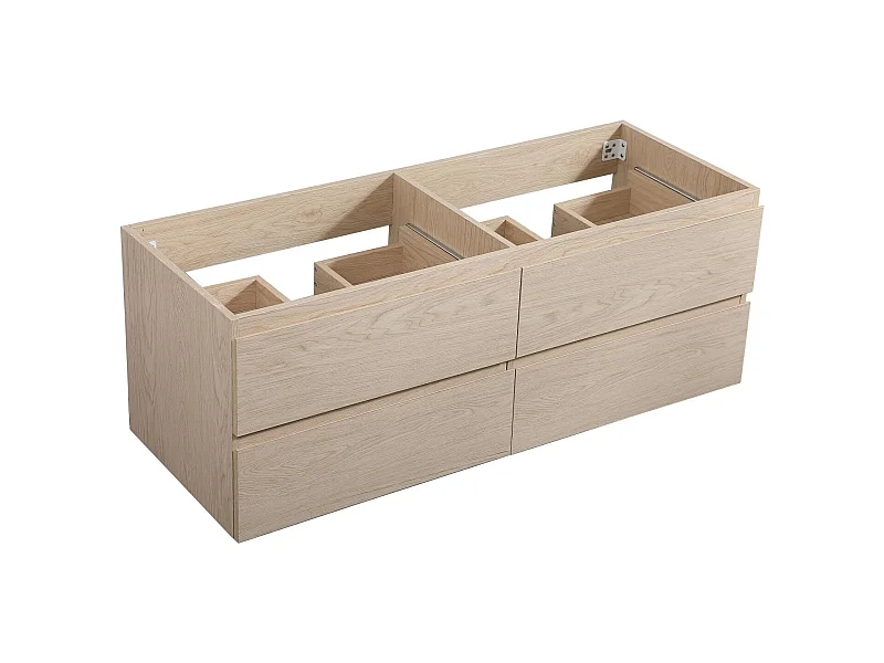 Mobile lavabo sospeso SORRENTO 4 cassetti 120cm