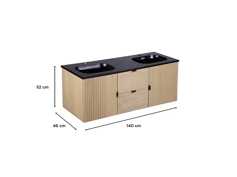STUDIO Waschtischunterschrank aus Eiche