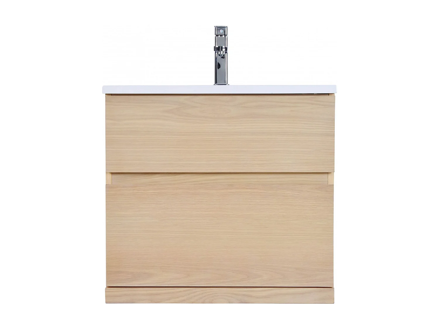 Mueble de lavabo suspendido de roble ENIO