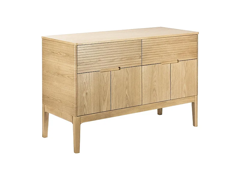 Mobile doppio lavello in rovere ALASKA