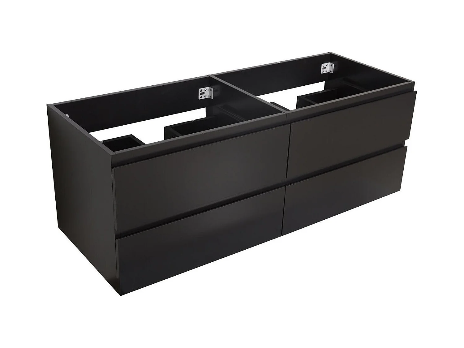 Meuble sous vasque suspendu 4 tiroirs 120cm