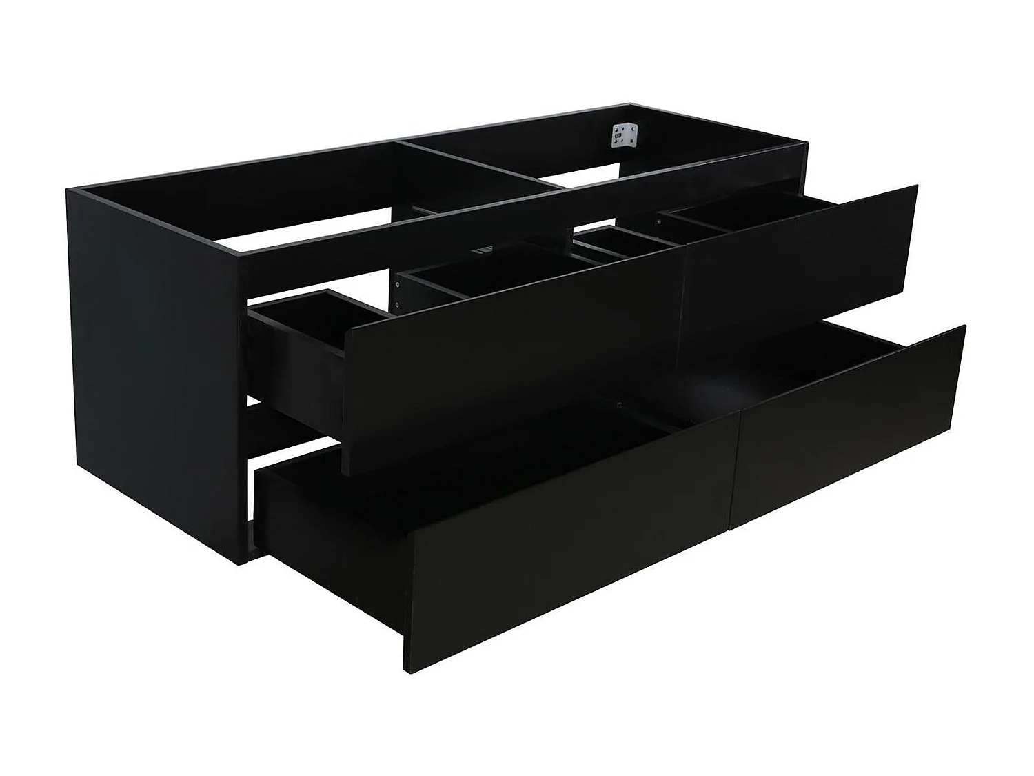 SORRENTO wandhängender Waschtischunterschrank mit 4 Schubladen, 120 cm