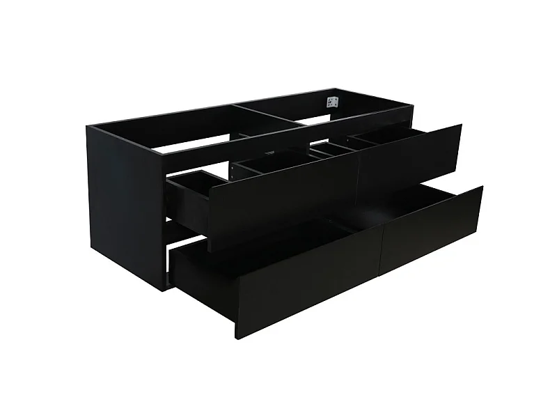 Mobile lavabo sospeso SORRENTO 4 cassetti 120cm