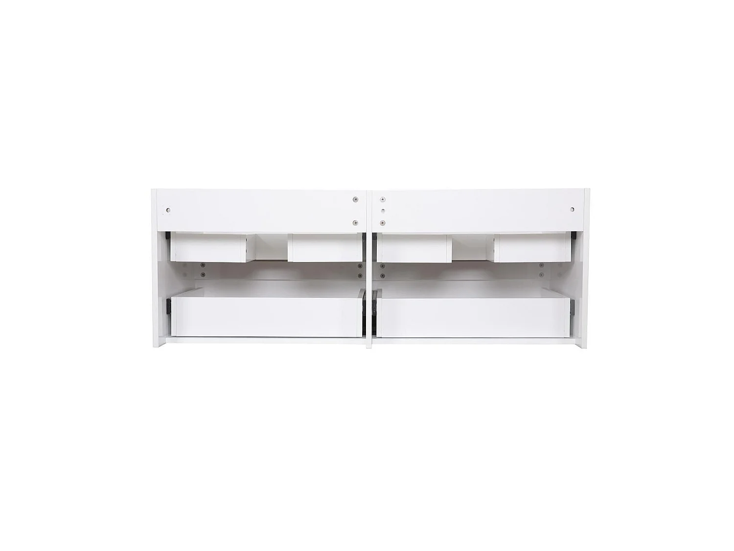 Móvel de lavatório duplo SORRENTO de 120 cm com bancada de cerâmica