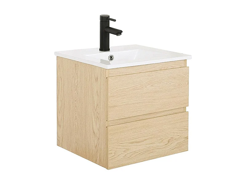 Mobile lavabo singolo 45 cm + lavabo integrato SORRENTO