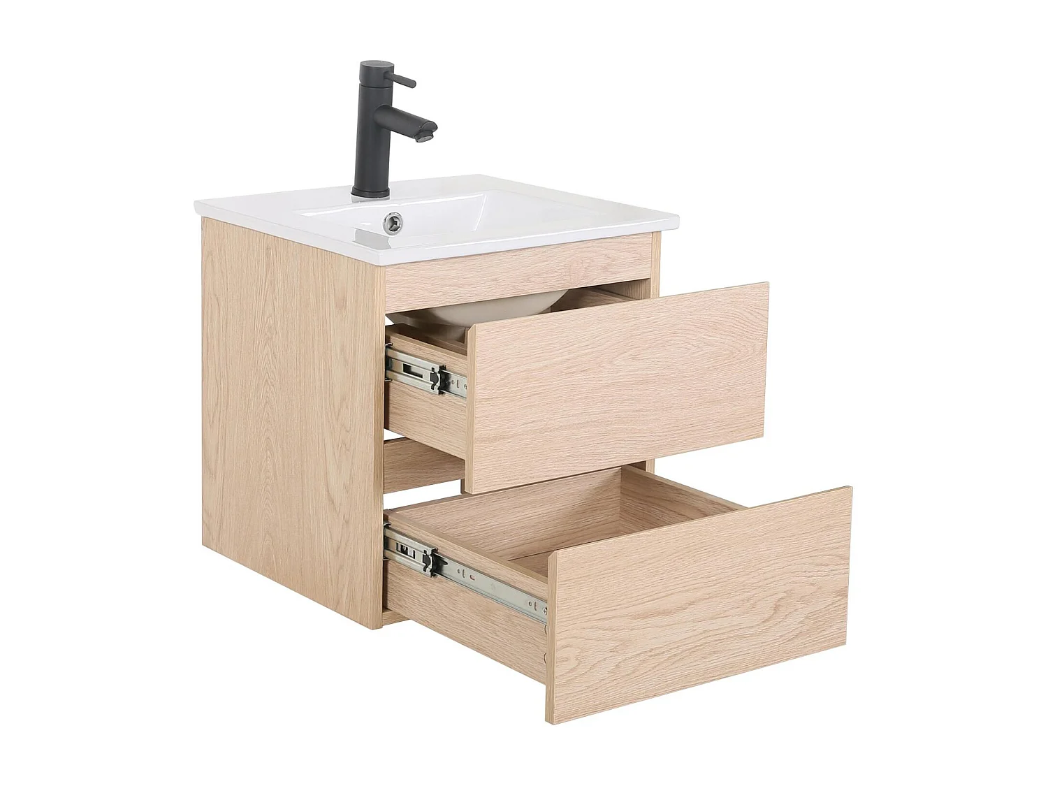 Einzelwaschtischunterschrank 45 cm + integriertes Waschbecken SORRENTO