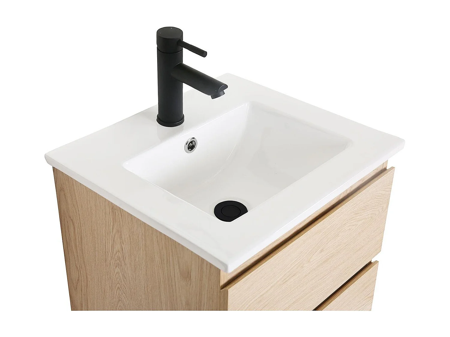 Einzelwaschtischunterschrank 45 cm + integriertes Waschbecken SORRENTO