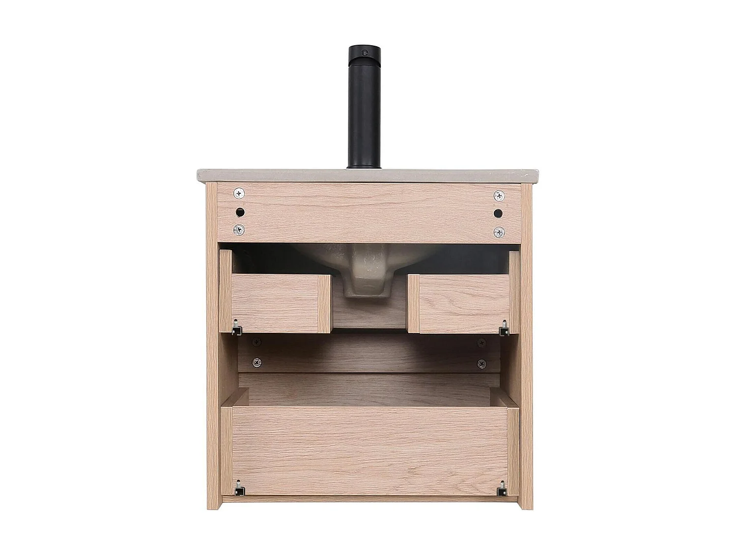 Móvel de lavatório simples 45 cm + lavatório integrado SORRENTO