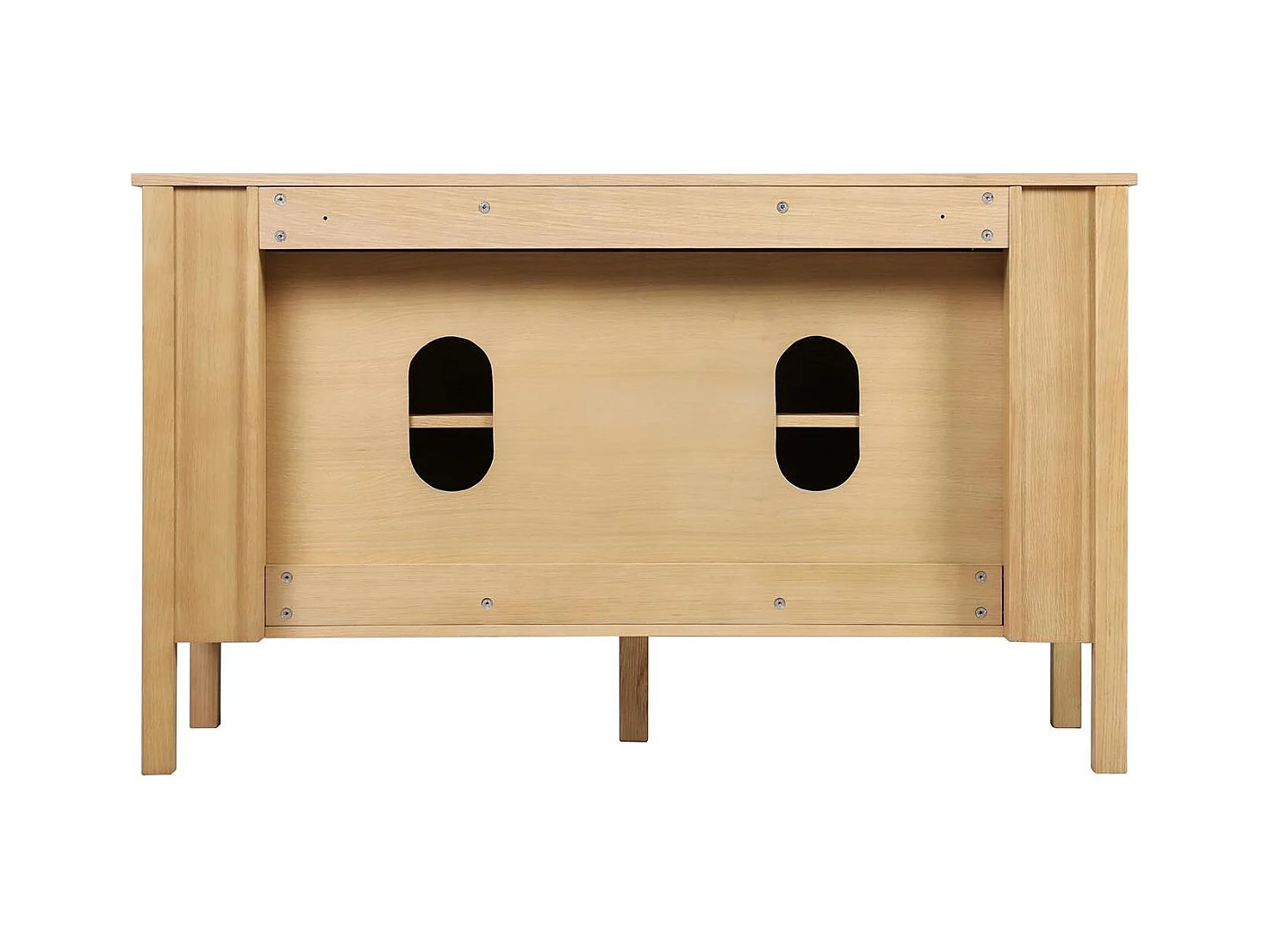 Mueble de lavabo doble de roble NESTO