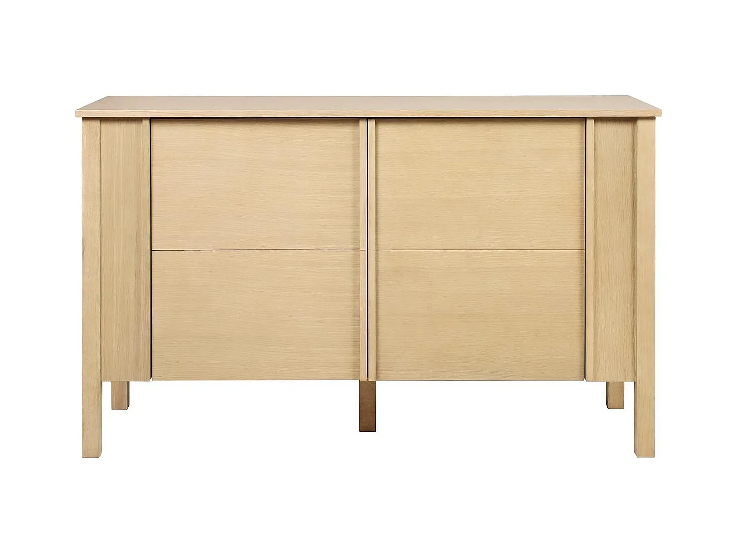 Mueble de lavabo doble de roble NESTO