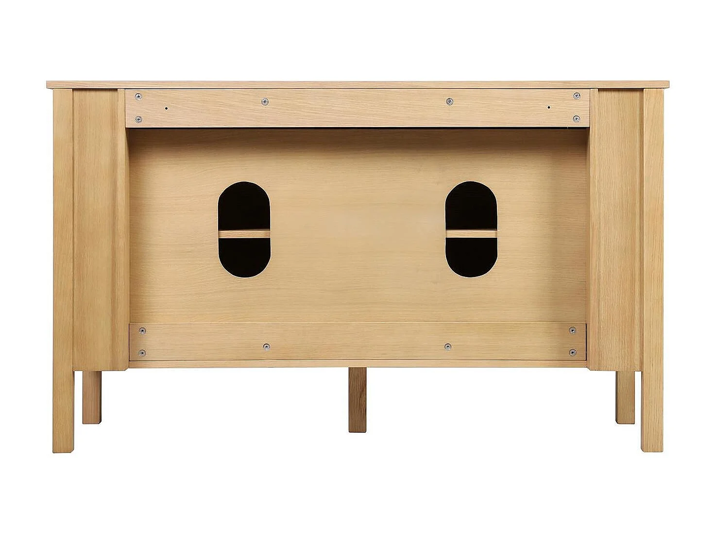 Mueble de lavabo doble de roble NESTO