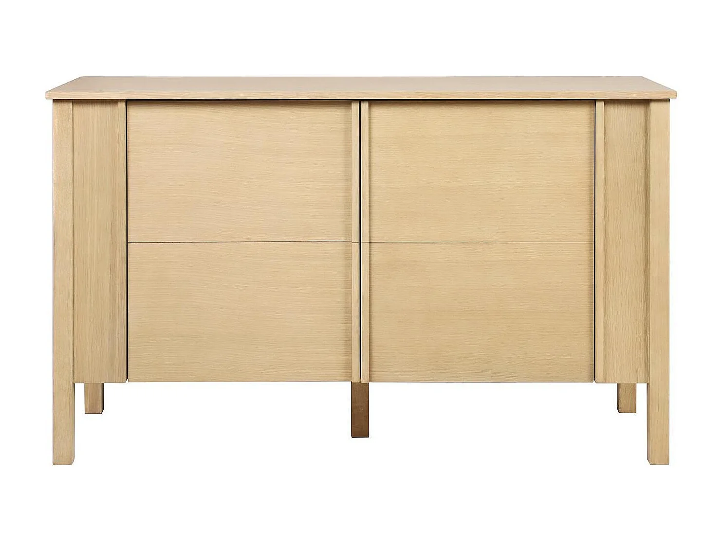 Mueble de lavabo doble de roble NESTO