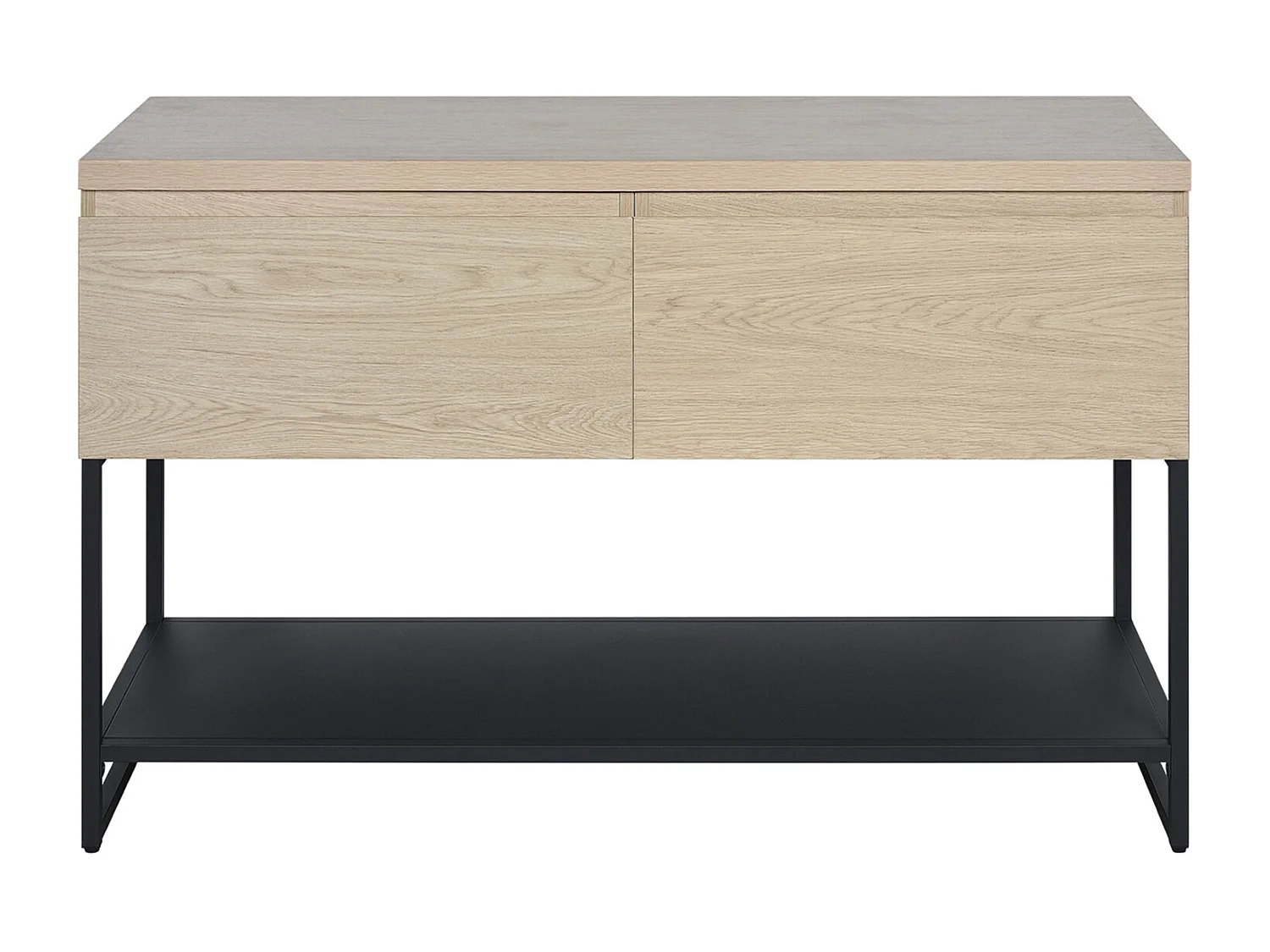 Meuble double caisson chêne et piètement sous vasque 120 cm WILL