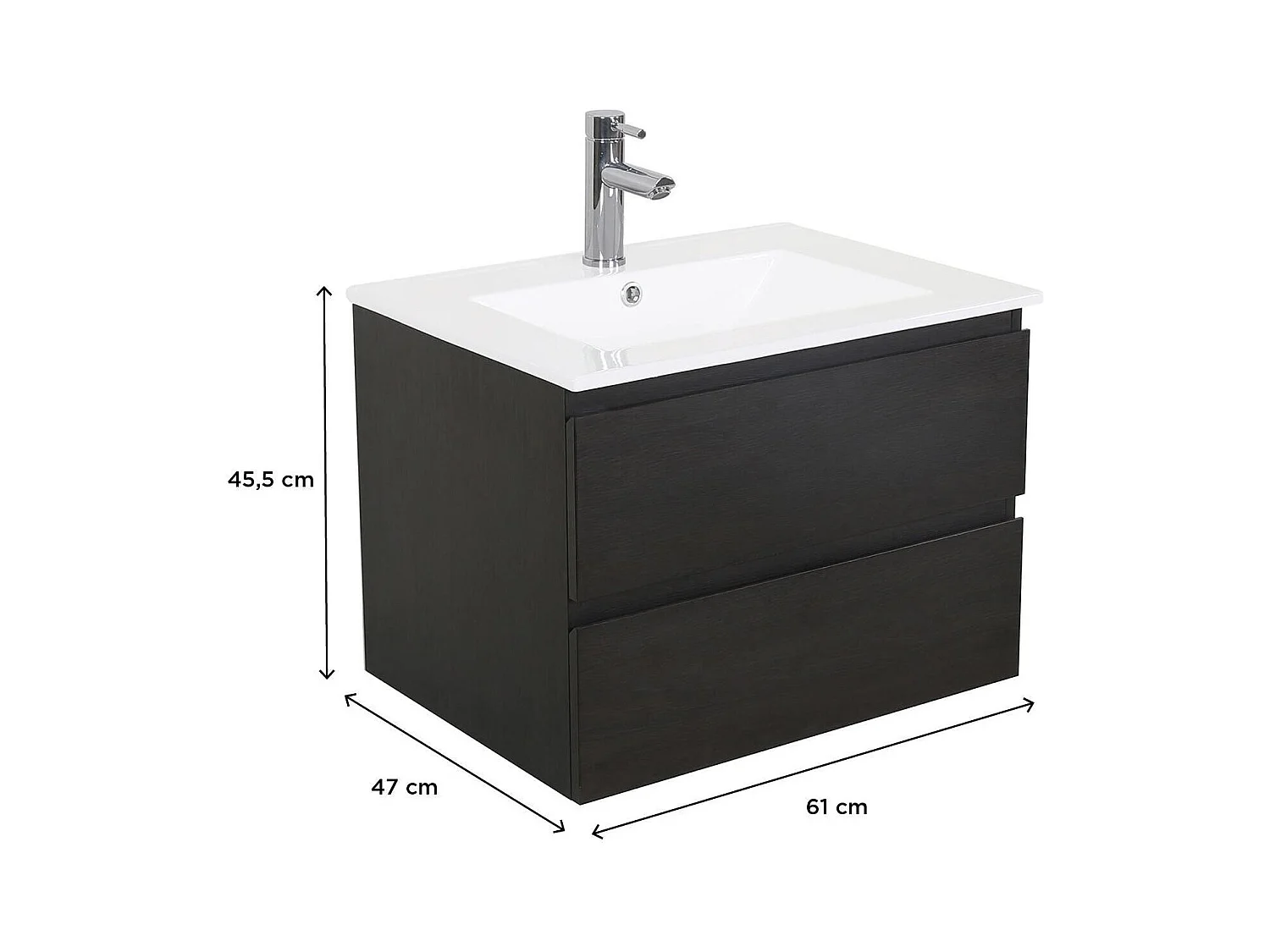 Mueble de lavabo de un solo lavabo SORRENTO