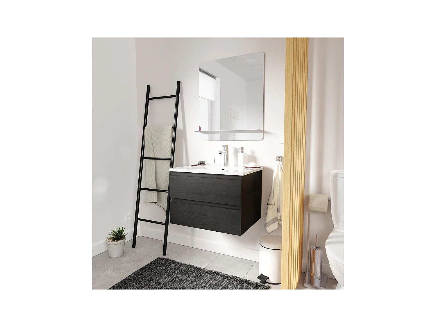 Mueble de lavabo de un solo lavabo SORRENTO